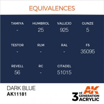 AK Interactive AK11181 AK 3GEN - Dark Blue