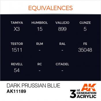 AK Interactive AK11189 AK 3GEN - Dark Prussian Blue