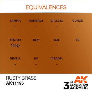 AK Interactive AK11195 AK 3GEN - Rusty Brass