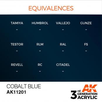 AK Interactive AK11201 AK 3GEN - Cobalt Blue - Metallic