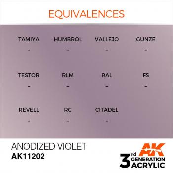 AK Interactive AK11202 AK 3GEN - Anodized Violet - Metallic