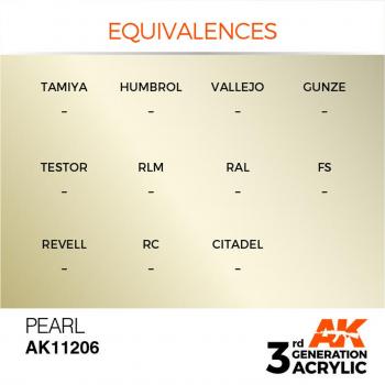 AK Interactive AK11206 AK 3GEN - Pearl - Metallic