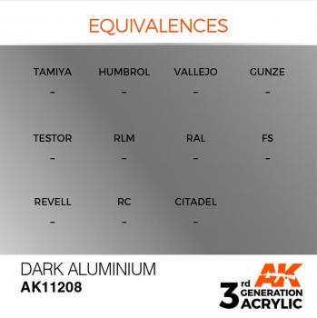 AK Interactive AK11208 AK 3GEN - Dark Aluminium - Metallic