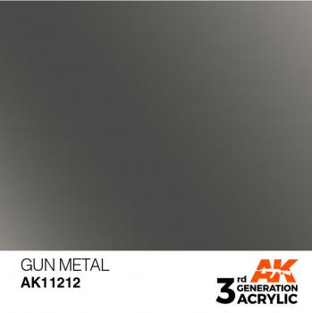 AK Interactive AK11212 AK 3GEN - Gun Metal - Metallic