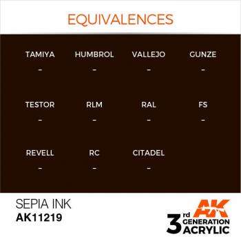 AK Interactive AK11219 AK 3GEN - Sepia Ink