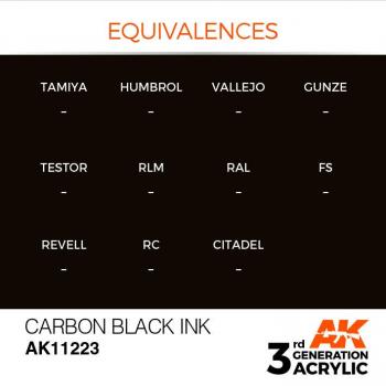 AK Interactive AK11223 AK 3GEN - Carbon Black Ink