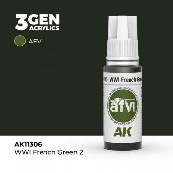 AK Interactive AK11306 AK 3GEN - WWI French Green 2