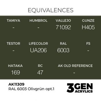 AK Interactive AK11309 AK 3GEN - Olive Green Opt.1