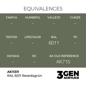 AK Interactive AK11311 AK 3GEN - Resedagrun