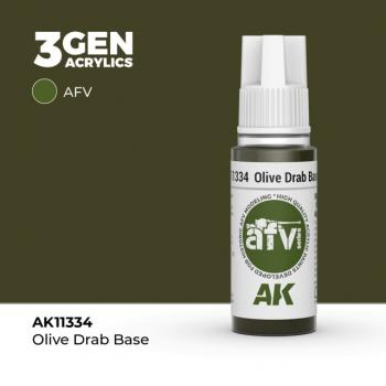 AK Interactive AK11334 AK 3GEN - Olive Drab Base