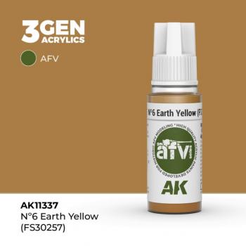 AK Interactive AK11337 AK 3GEN - No6 Earth Yellow FS 30257