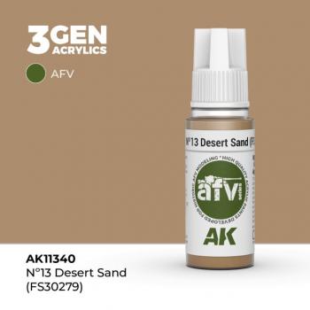 AK Interactive AK11340 AK 3GEN - No13 Desert Sand FS 30279
