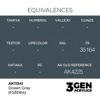 AK Interactive AK11341 AK 3GEN - Ocean Gray FS 35164