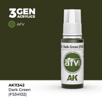 AK Interactive AK11342 AK 3GEN - Dark Green FS 34102