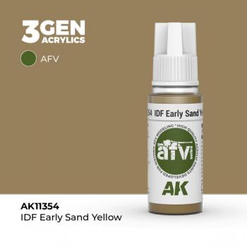 AK Interactive AK11354 AK 3GEN - IDF Early Sand Yellow