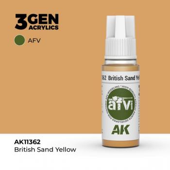 AK Interactive AK11362 AK 3GEN - British Sand Yellow