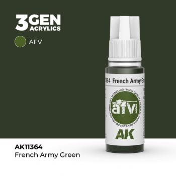 AK Interactive AK11364 AK 3GEN - French Army Green