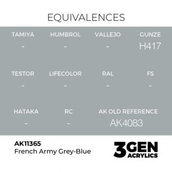 AK Interactive AK11365 AK 3GEN - French Army Grey-Blue