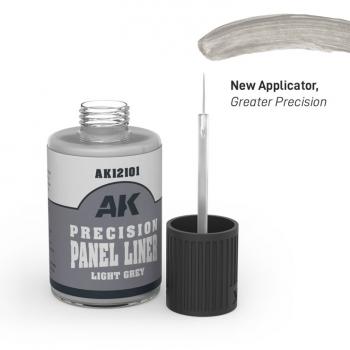 AK Interactive AK12101 Precision Panel Liner - Light Grey