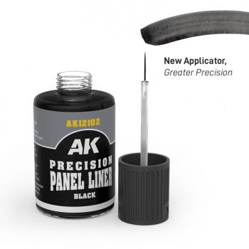AK Interactive AK12102 Precision Panel Liner - Black
