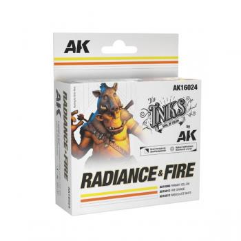 AK Interactive AK16024 Radiance and Fire - Ink Set