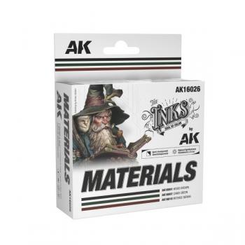 AK Interactive AK16026 Materials - Ink Set