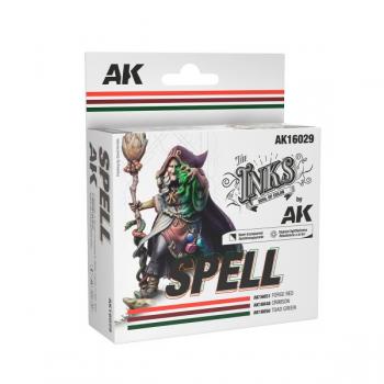 AK Interactive AK16029 Spell - Ink Set