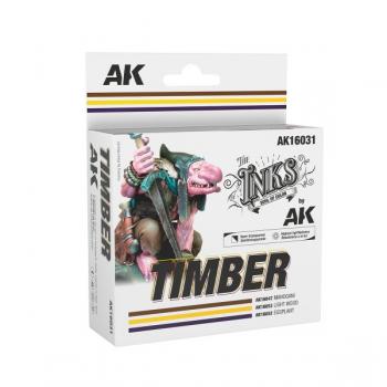 AK Interactive AK16031 Timber - Ink Set
