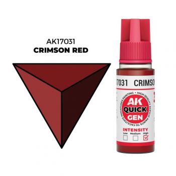 AK Interactive AK17031 AK QUICK GEN - Crimson Red