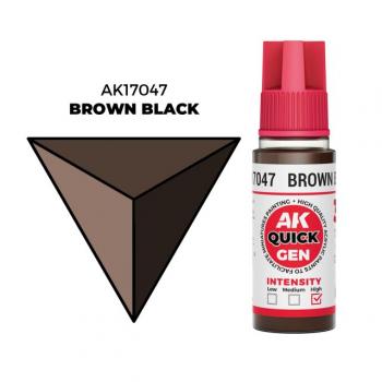 AK Interactive AK17047 AK QUICK GEN - Brown Black