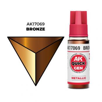 AK Interactive AK17069 AK QUICK GEN - Bronze