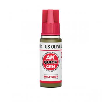 AK Interactive AK17074 AK QUICK GEN - US Olive Uniform