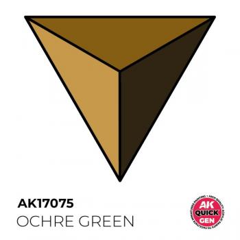 AK Interactive AK17075 AK QUICK GEN - Ochre Green