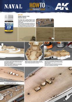 AK Interactive AK301 Dark Wash for Wood Deck