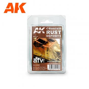 AK Interactive AK4110 Crusted Rust Deposits Set