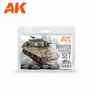 AK Interactive AK4270 Winter Weathering Set