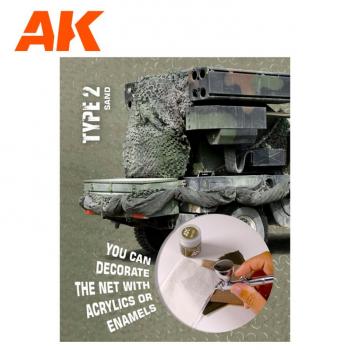 AK Interactive AK8062 Camouflage Net - Type 2