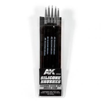 AK Interactive AK9085 Silicone Brushes Medium Tip Small