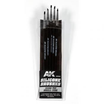 AK Interactive AK9087 Silicone Brushes Hard Tip Small