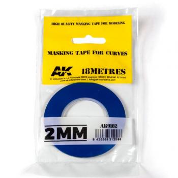 AK Interactive AK9182 Masking Tape for Curves 2mm