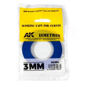 AK Interactive AK9183 Masking Tape for Curves 3mm