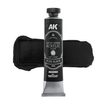 AK Interactive AKAD003 Artistic Dense - Pure Black