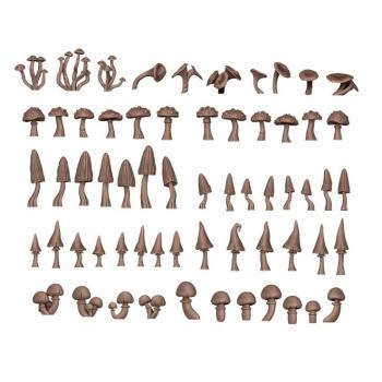 AK Interactive AKBIT0005 Forest Mushrooms