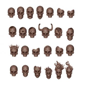 AK Interactive AKBIT0009 Skulls