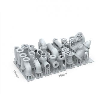 AK Interactive AKBIT0043 Pipes
