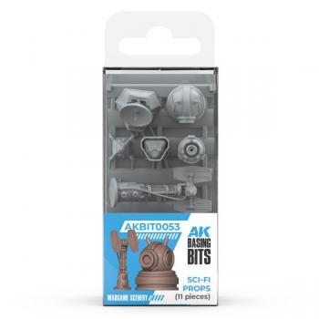 AK Interactive AKBIT0053 Sci-Fi Props x 11
