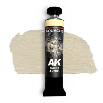 AK Interactive AKG03 AK GOUACHE - Sand