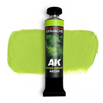 AK Interactive AKG08 AK GOUACHE - Moss Green