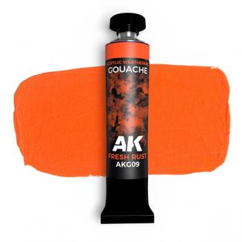AK Interactive AKG09 AK GOUACHE - Fresh Rust
