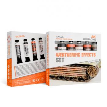 AK Interactive AKG25 AK GOUACHE - Weathering Effects